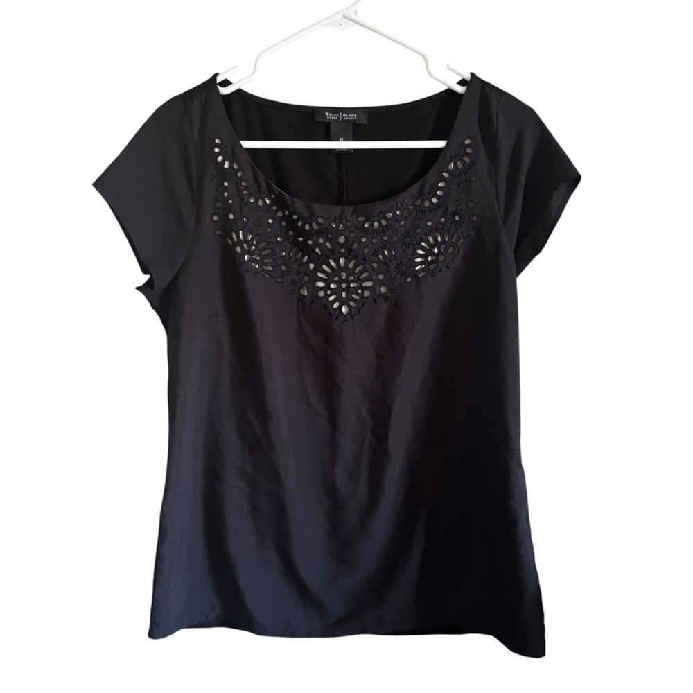 White House Black Market Blouse M EUC
